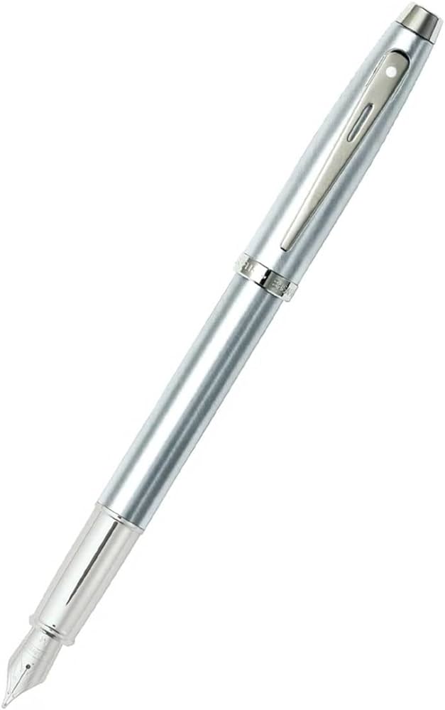 Sheaffer 100 Silver Fountain Pen