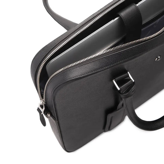 Lapis Bard Belgravia Rhodes 14-inch Slim Laptop Bag - Black - The Pen Shop