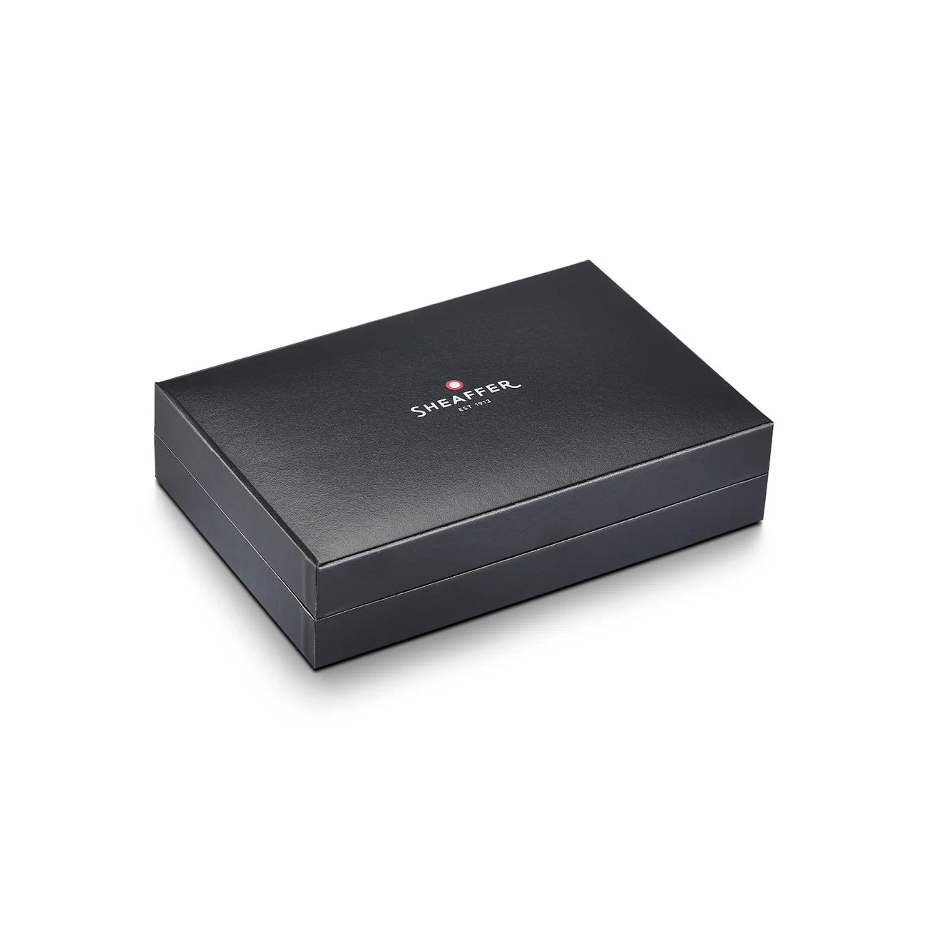 Sheaffer Legacy Chevron Matte Black Fountain Pen with PVD Gunmetal Inlaid Nib and Trims (Medium Nib)