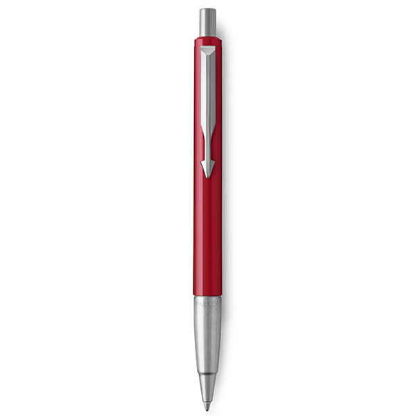 Parker Vector Ballpoint pen - Red Chrome Trim - The Pen Shop