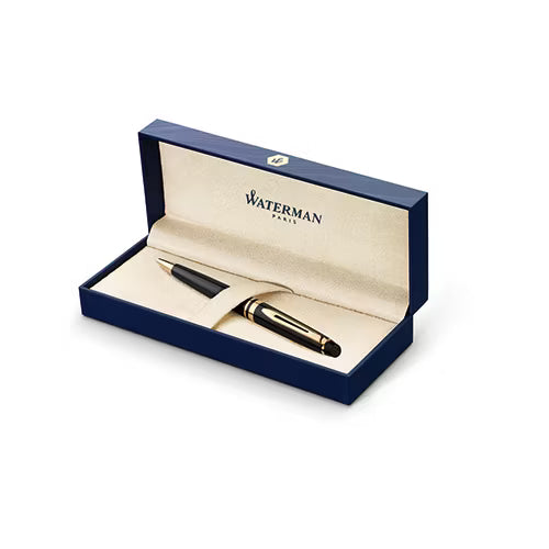 Waterman Expert Black Laque Ballpoint Pen