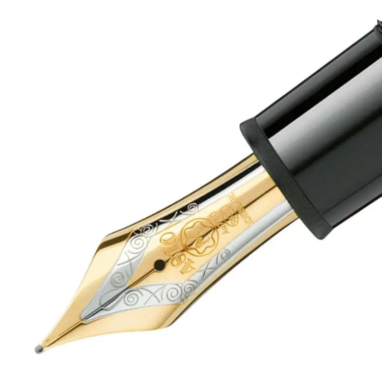 Montblanc Meisterstuck 149 Black Gold Trim Fountain Pen - The Pen Shop