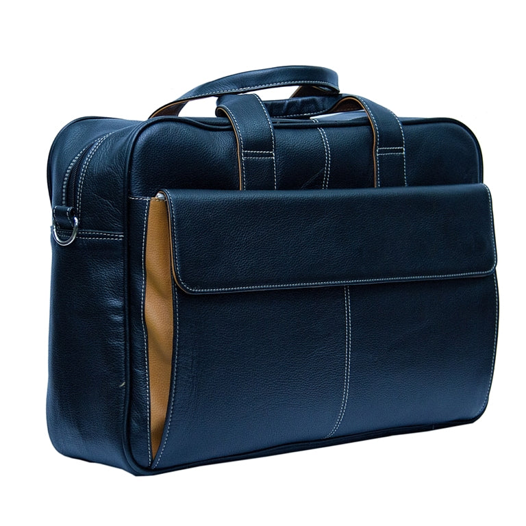 Black Leather Business Bag - The Pen Shop