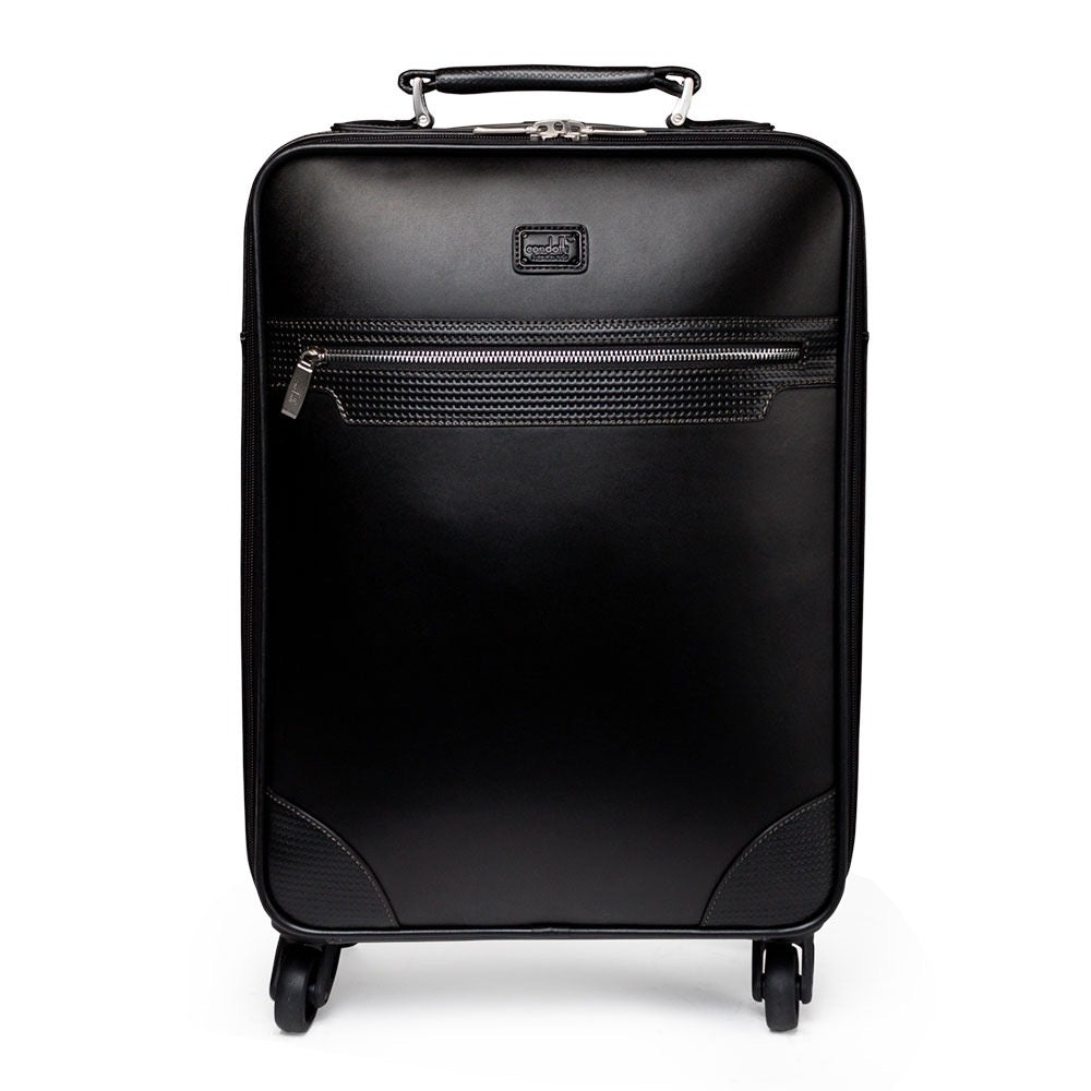 Condotti Leather Trolley Roller Case