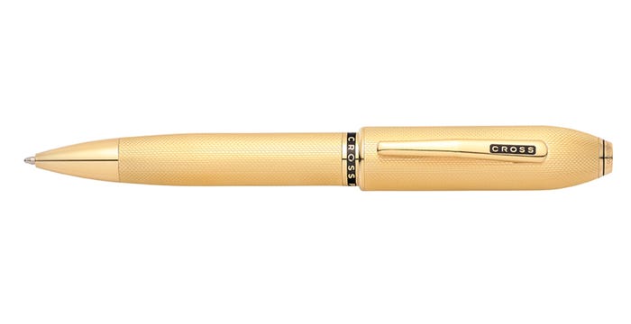 Cross Peerless 125 23KT Gold Plated Ballpoint Pen - The Pen Shop