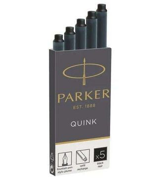 Parker Black 5 Cartridges - The Pen Shop