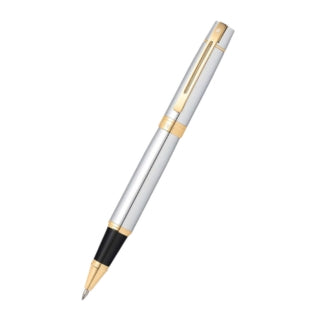 Sheaffer 300 Chrome with Gold Trims Rollerball Pen