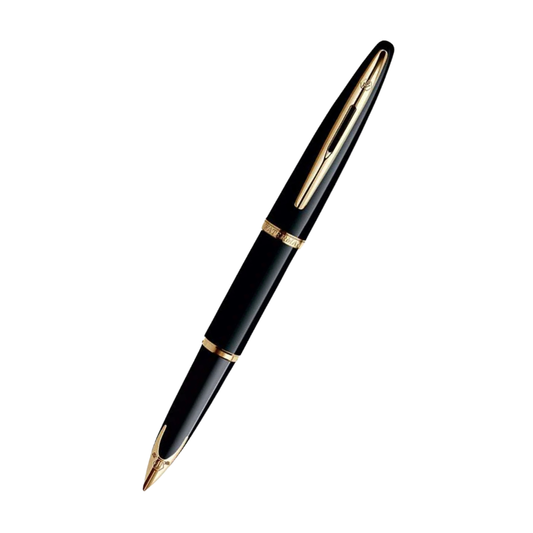 Waterman Carene Black Sea Gold Trim Fountain Pen