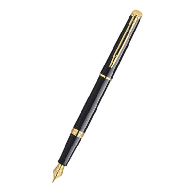 Waterman Hemisphere Black Gold Trim Fountain Pen