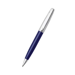 Sheaffer 500 Translucent Blue Barrel with Bright Chrome Cap Ballpoint Pen