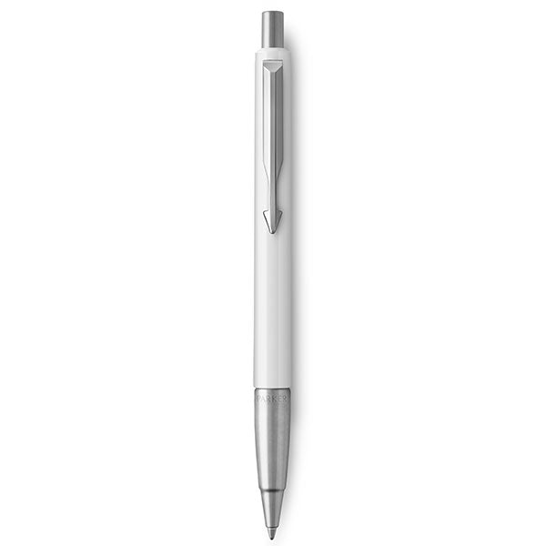Parker Vector Ballpoint Pen – White chrome trim