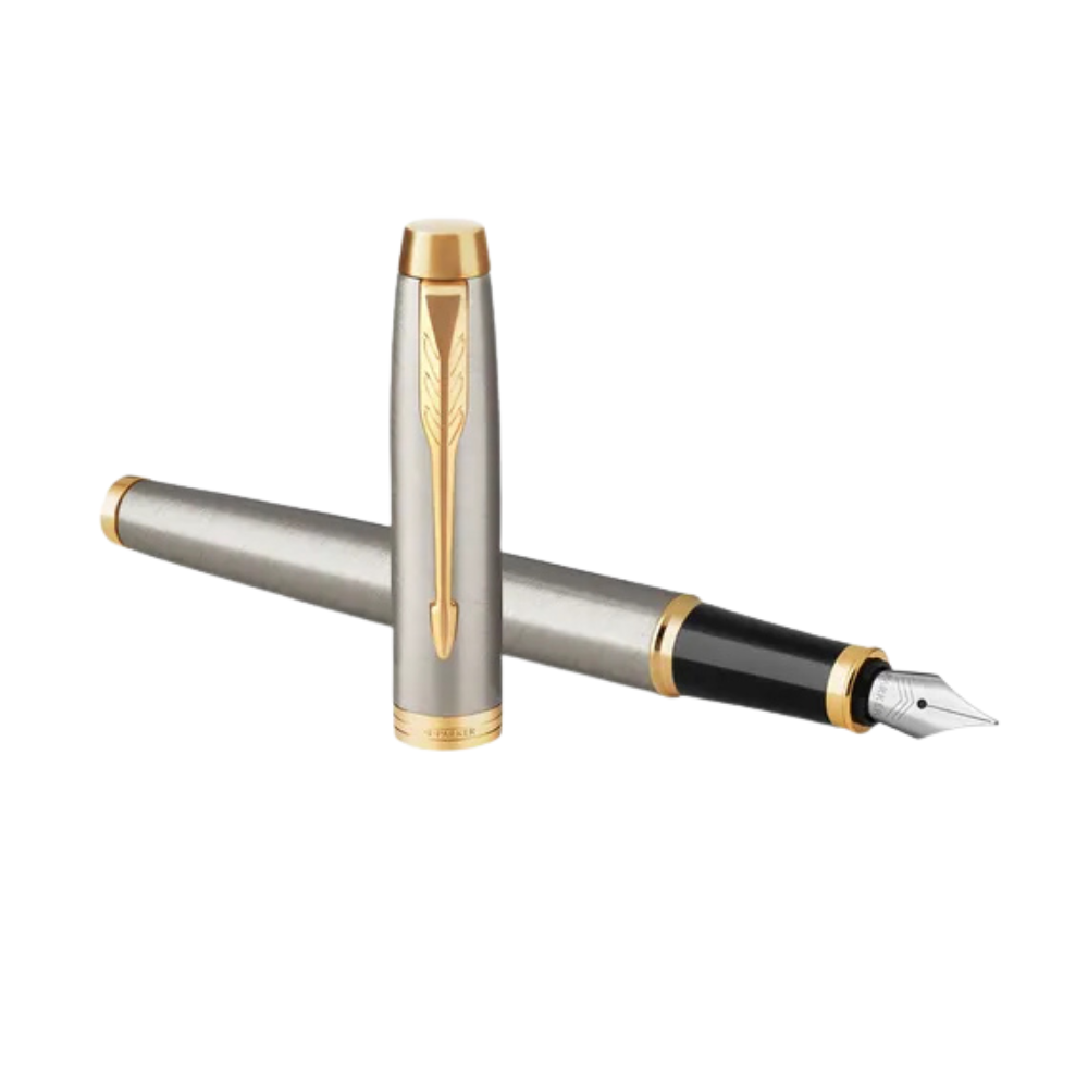 Parker Frontier Stainless Steel Fountain Pen GT