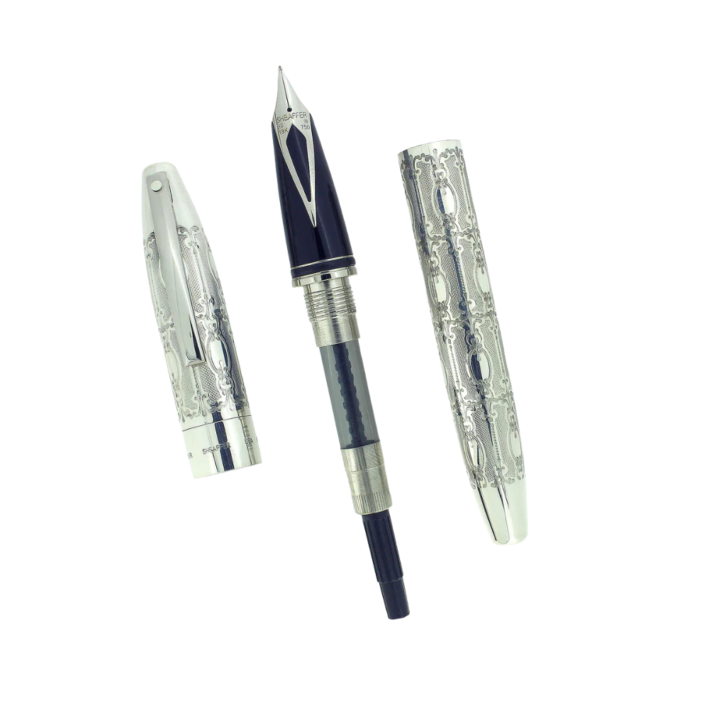 Sheaffer Legacy Heritage Victorian Sterling Silver Fountain Pen