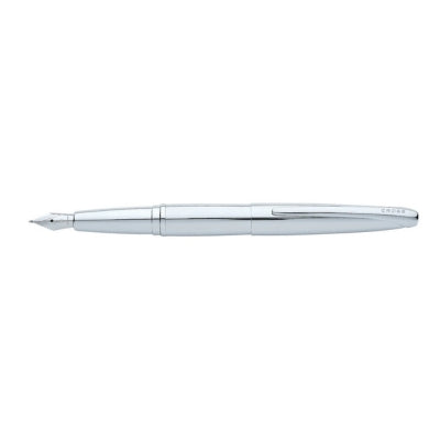 Cross ATX Pure Chrome Stainless Steel Fine Nib Fountain Pen