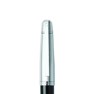Sheaffer 500 Black Barrel with Bright Chrome Cap Ballpoint Pen
