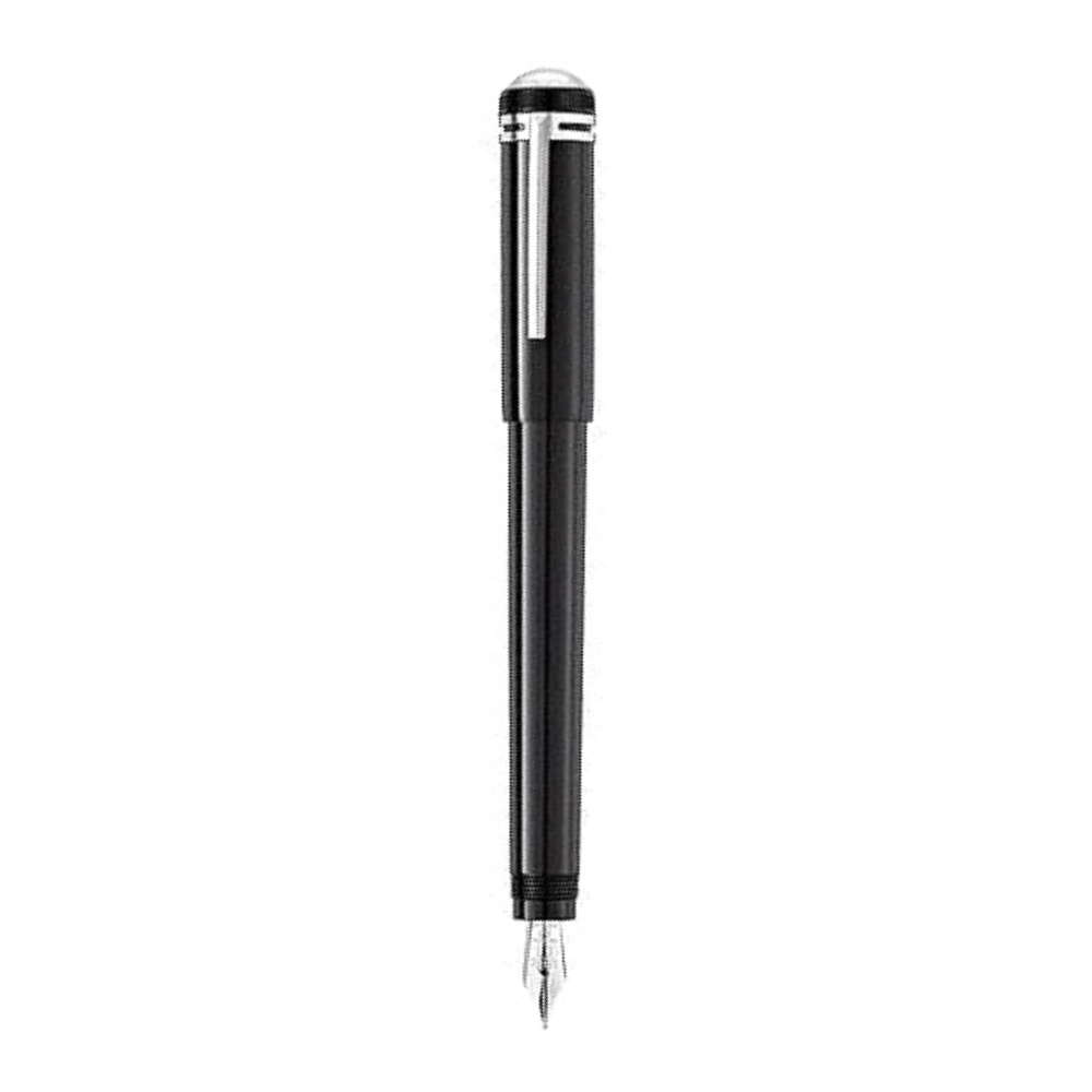 Montblanc Heritage Collection 1912 Black Resin Fountain Pen