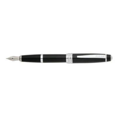 Cross Bailey Black Chrome Trim Fountain & Ballpoint Pen Gift Set