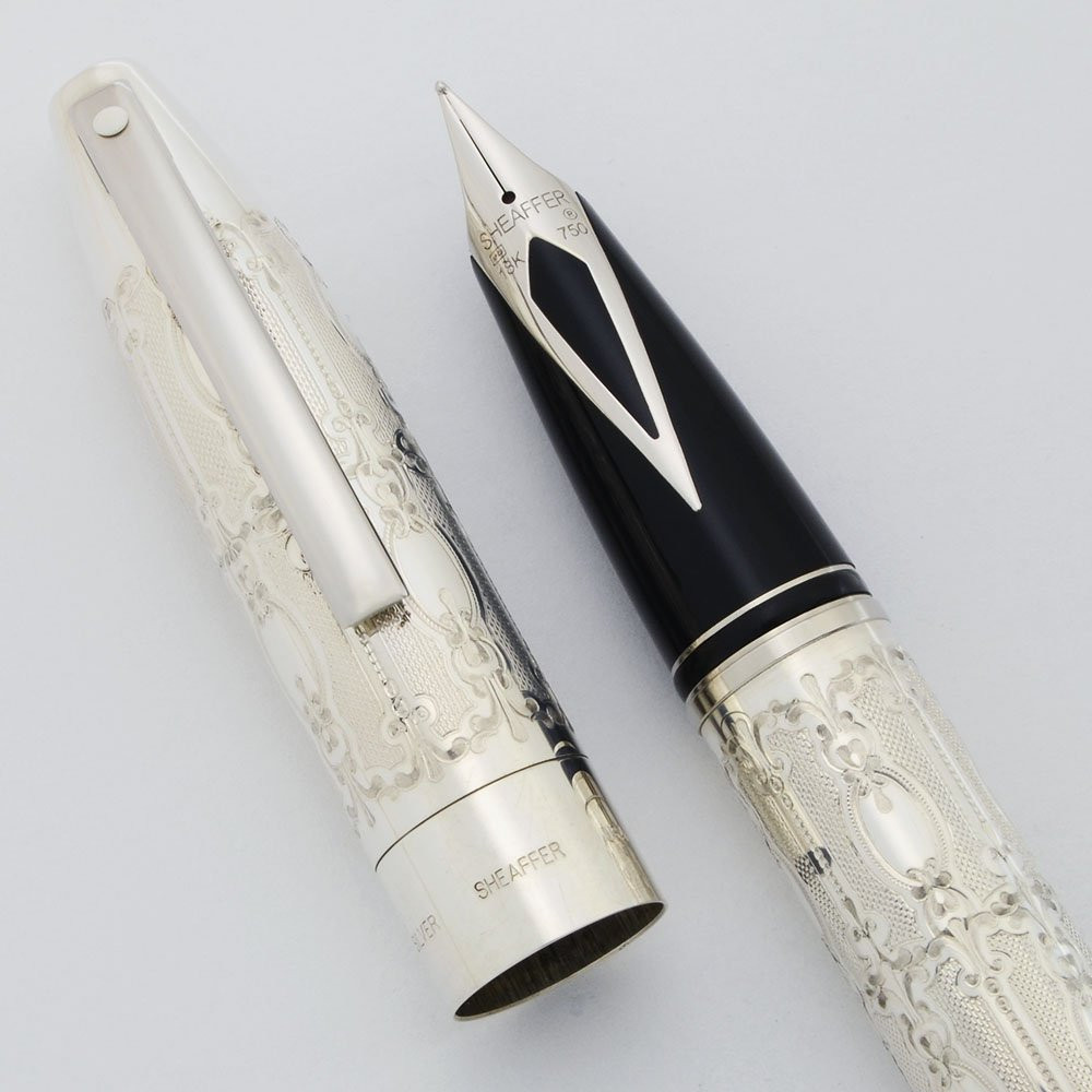 Sheaffer Legacy Heritage Victorian Sterling Silver Fountain Pen