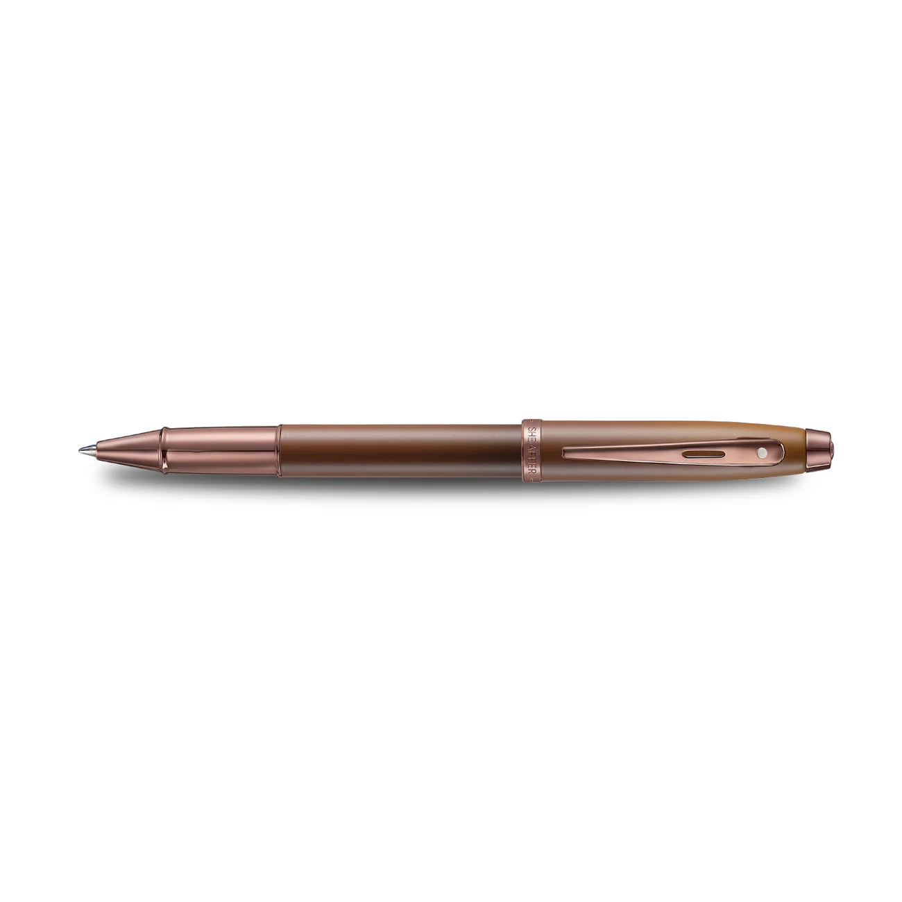 Sheaffer 100 Coffee Edition Matt Brown Rollerball Pen with Regal Brown PVD Trims