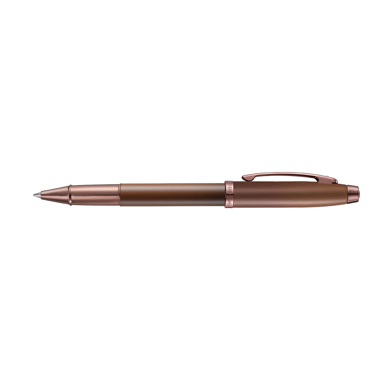 Sheaffer 100 Coffee Edition Matt Brown Rollerball Pen with Regal Brown PVD Trims