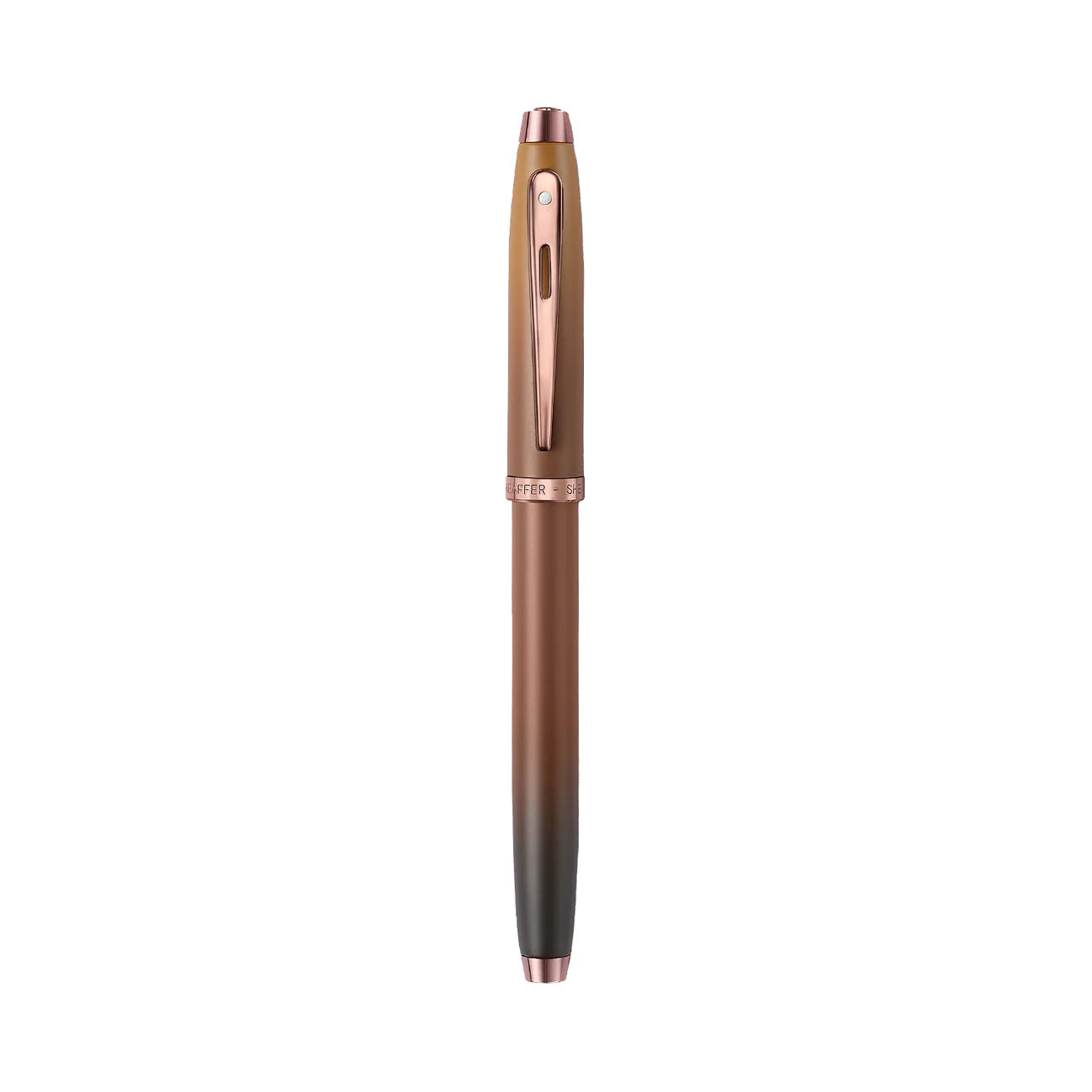 Sheaffer 100 Coffee Edition Matt Brown Rollerball Pen with Regal Brown PVD Trims