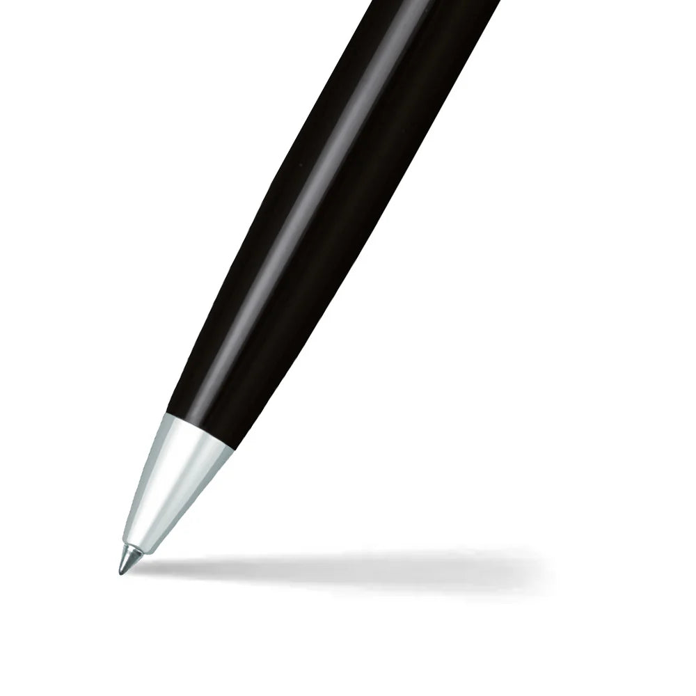 Sheaffer Gift Set ft. Glossy Black 300 with Chrome Trim as Set of 2 pens - Ballpoint Pen & Fountain pen (M)