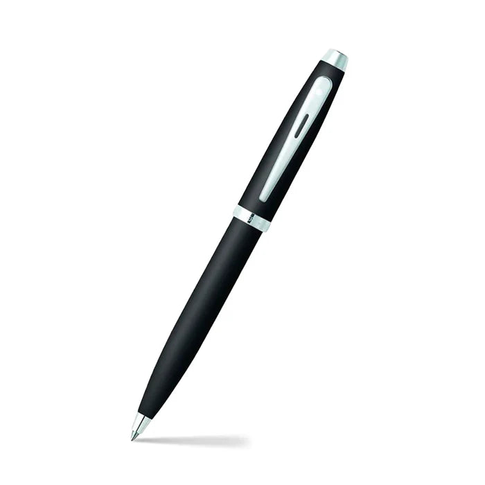 Sheaffer 100 A5 Notebook Matte Black With Chrome Trim Ballpoint Pen