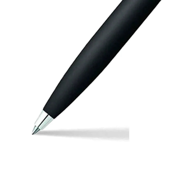 Sheaffer 100 A5 Notebook Matte Black With Chrome Trim Ballpoint Pen