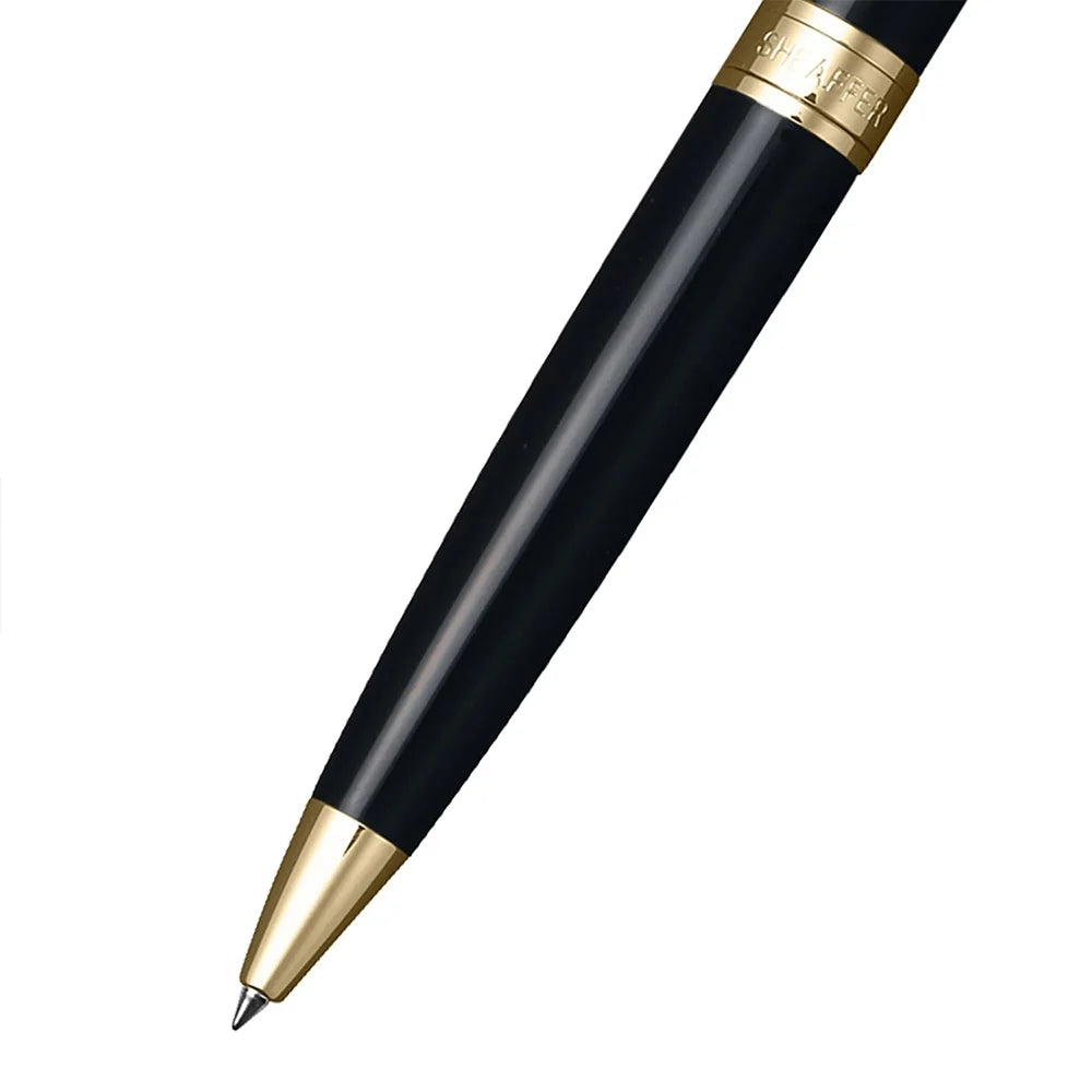 Sheaffer Gift Set ft. Glossy Black 300 with Gold Tone Trim as Set of 2 pens - BallPoint Pen & Fountain Pen (M)