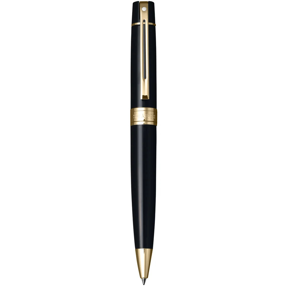 Sheaffer Gift Set ft. Glossy Black 300 with Gold Tone Trim as Set of 2 pens - BallPoint Pen & Fountain Pen (M)