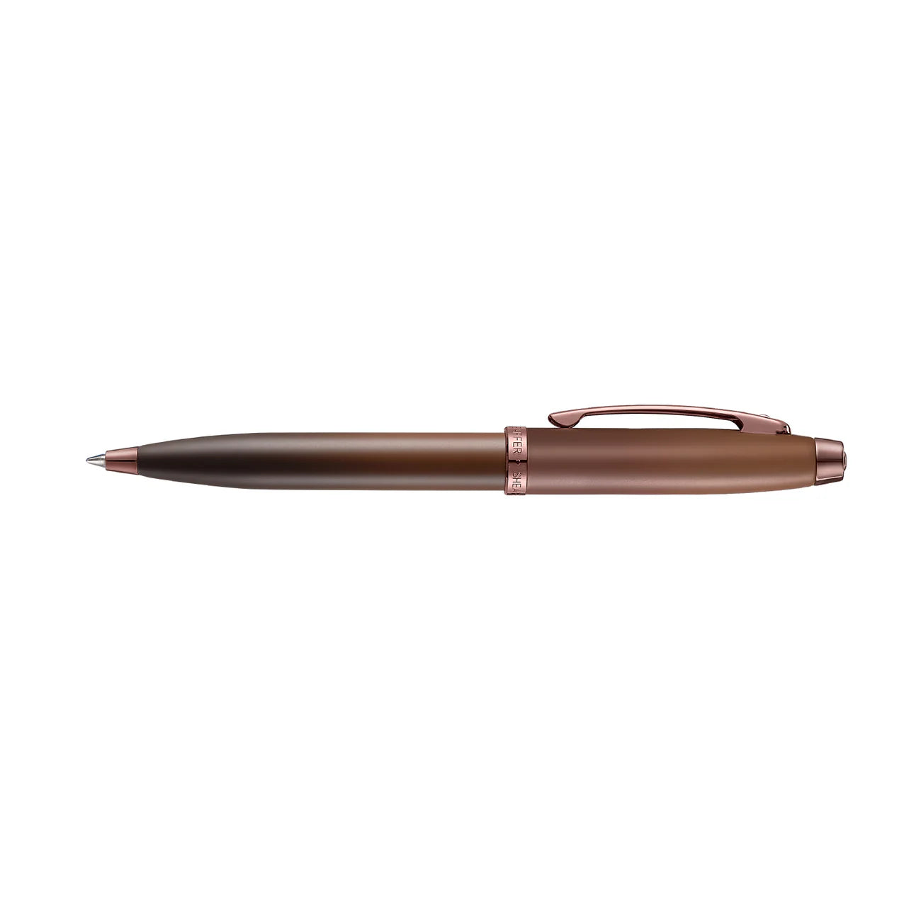 Sheaffer 100 Coffee Edition Matt Brown Ballpoint Pen with Regal Brown PVD Trims