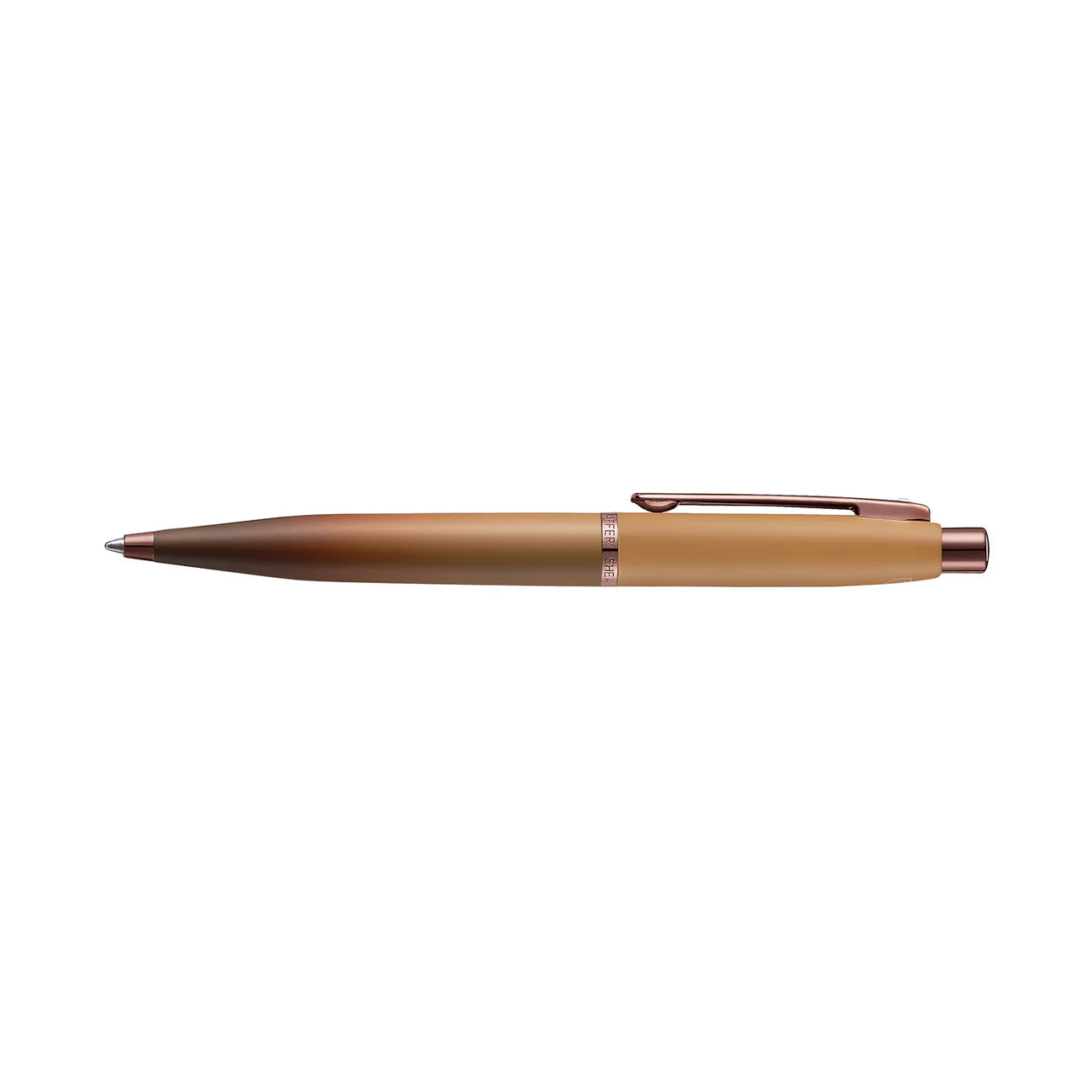 Sheaffer VFM Coffee Edition Matt Brown Ballpoint Pen with Regal Brown PVD Trims