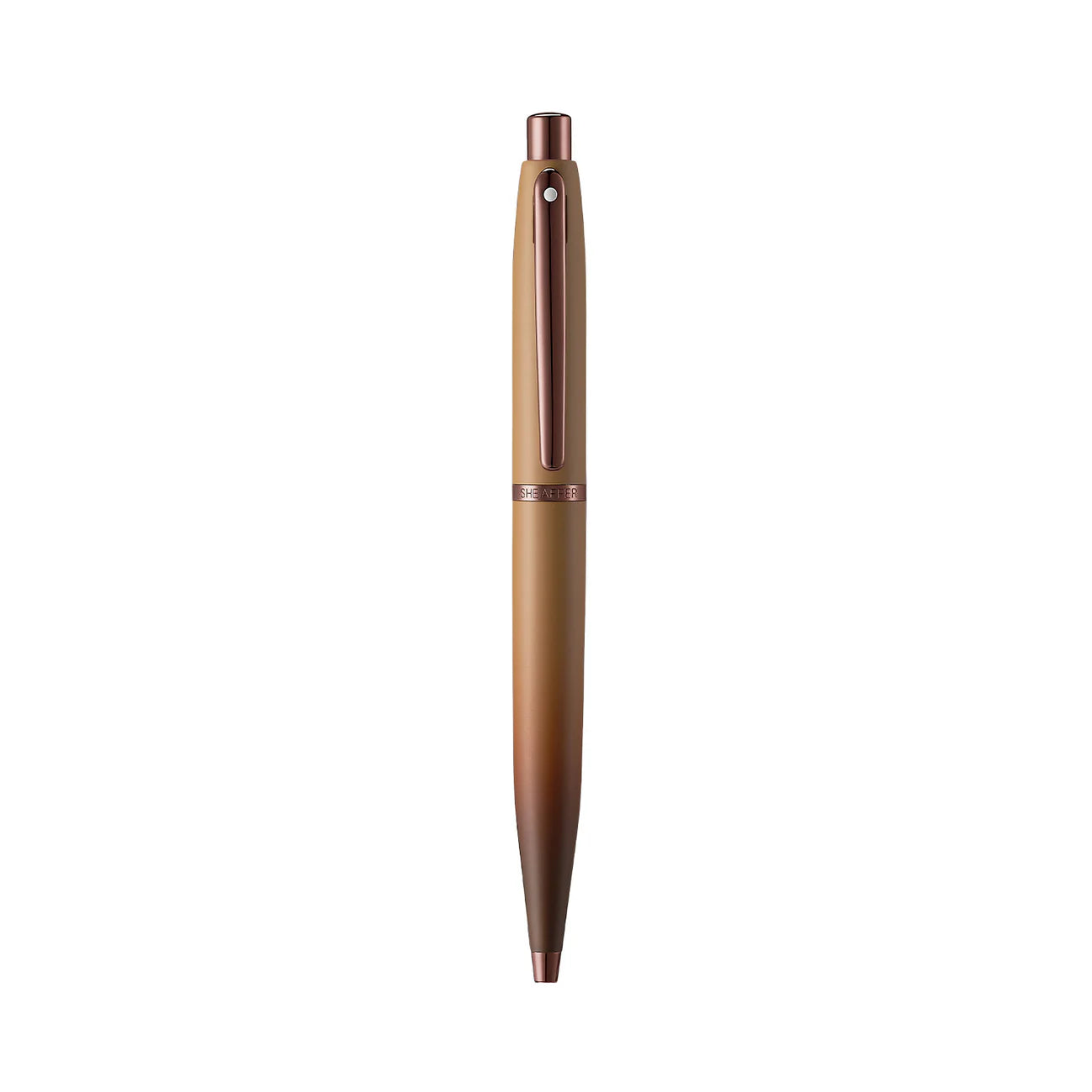 Sheaffer VFM Coffee Edition Matt Brown Ballpoint Pen with Regal Brown PVD Trims