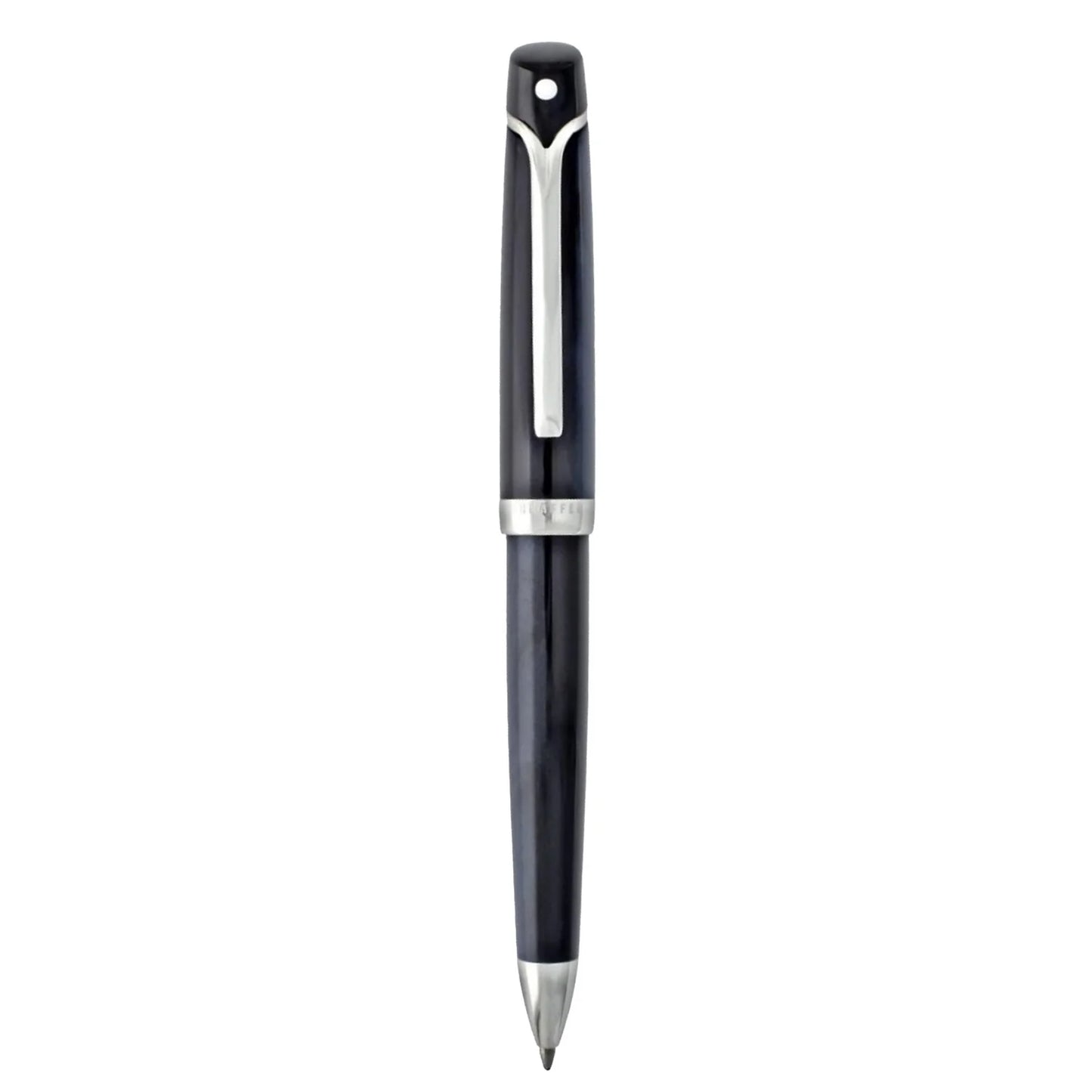 Sheaffer Valor Ballpoint Pen with Palladium Plate Trim - Glossy Black
