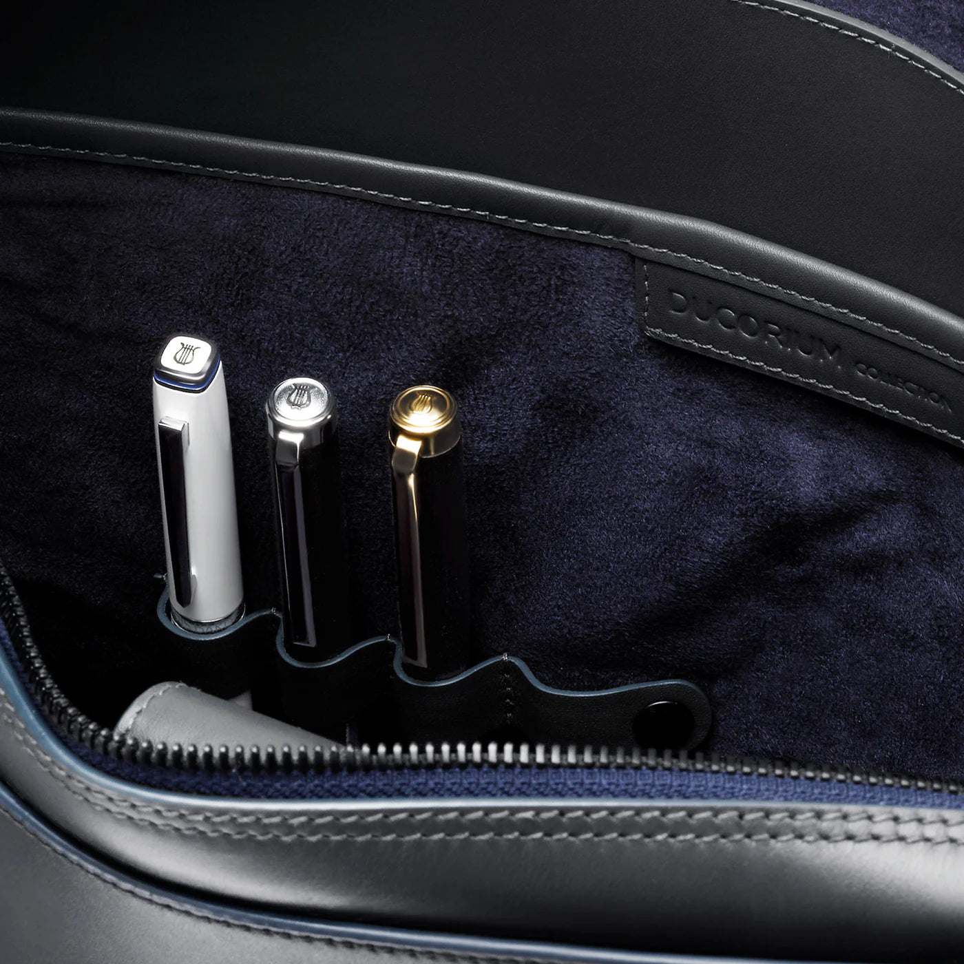 Lapis Bard Ducorium Spencer Graphite Laptop Bag - Black