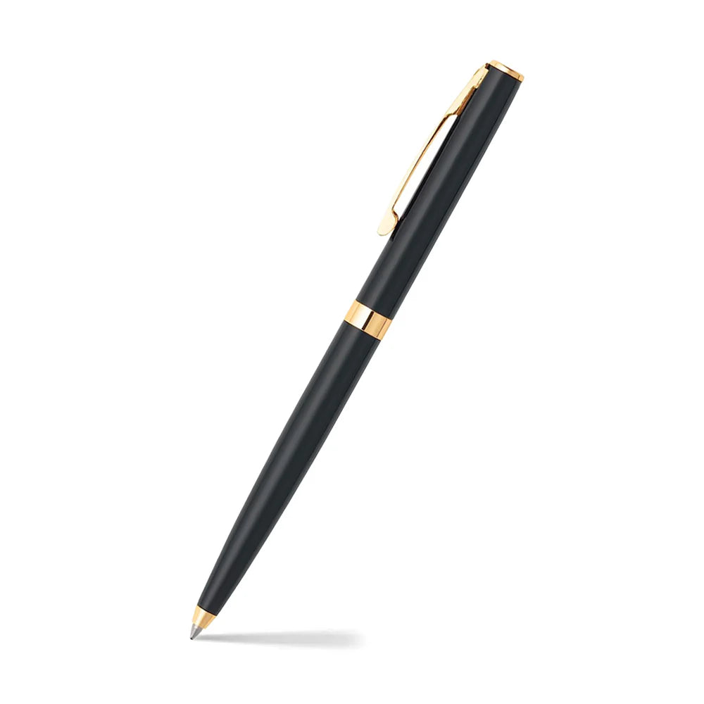 Sheaffer SAGARIS Gloss Black Ballpoint Pen With Gold Tone Trim