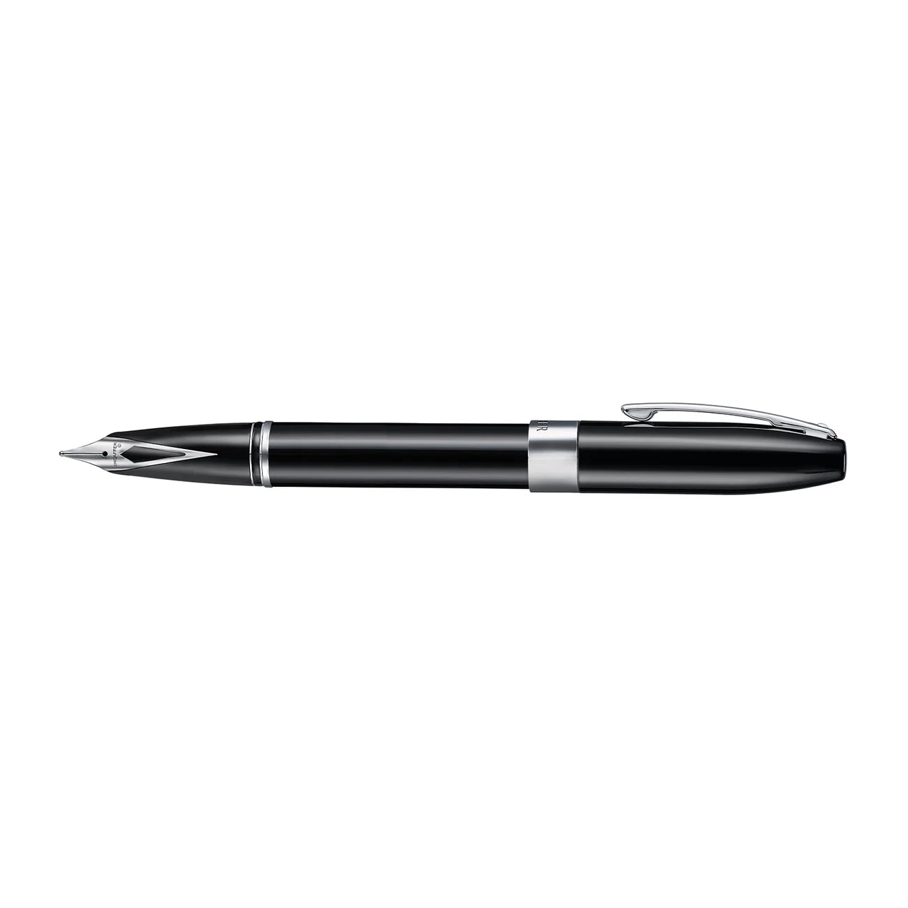Sheaffer Legacy Glossy Black Inlaid Nib Fountain Pen with Chrome-Plated Trims