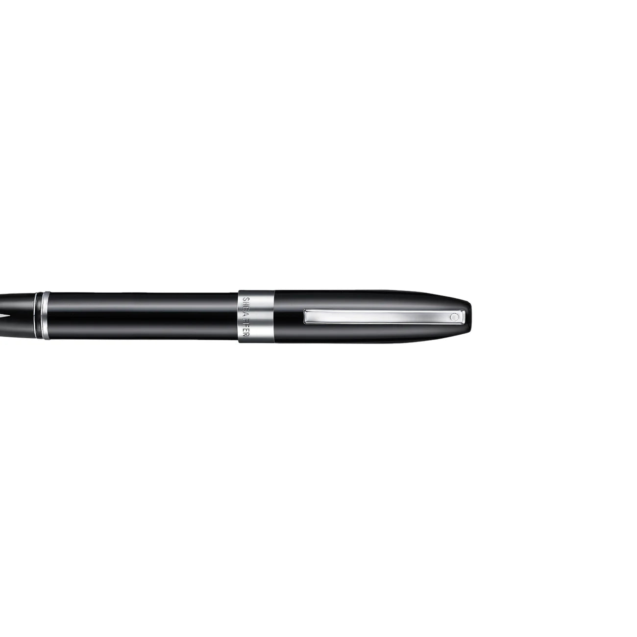 Sheaffer Legacy Glossy Black Inlaid Nib Fountain Pen with Chrome-Plated Trims