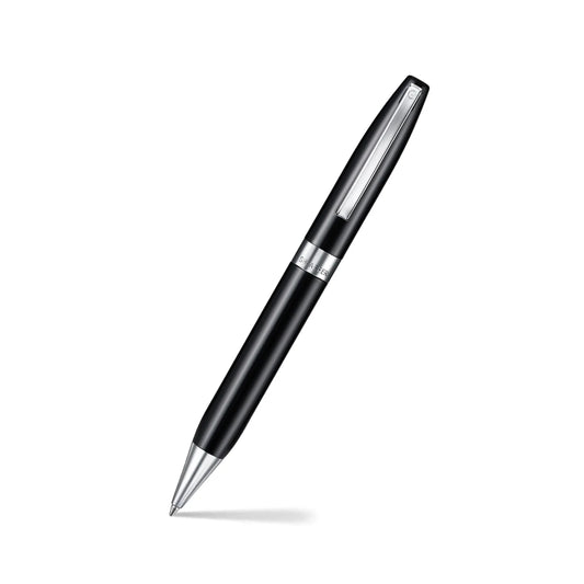 Sheaffer Legacy 9064 Glossy Black Ballpoint Pen with Chrome-Plated Trims