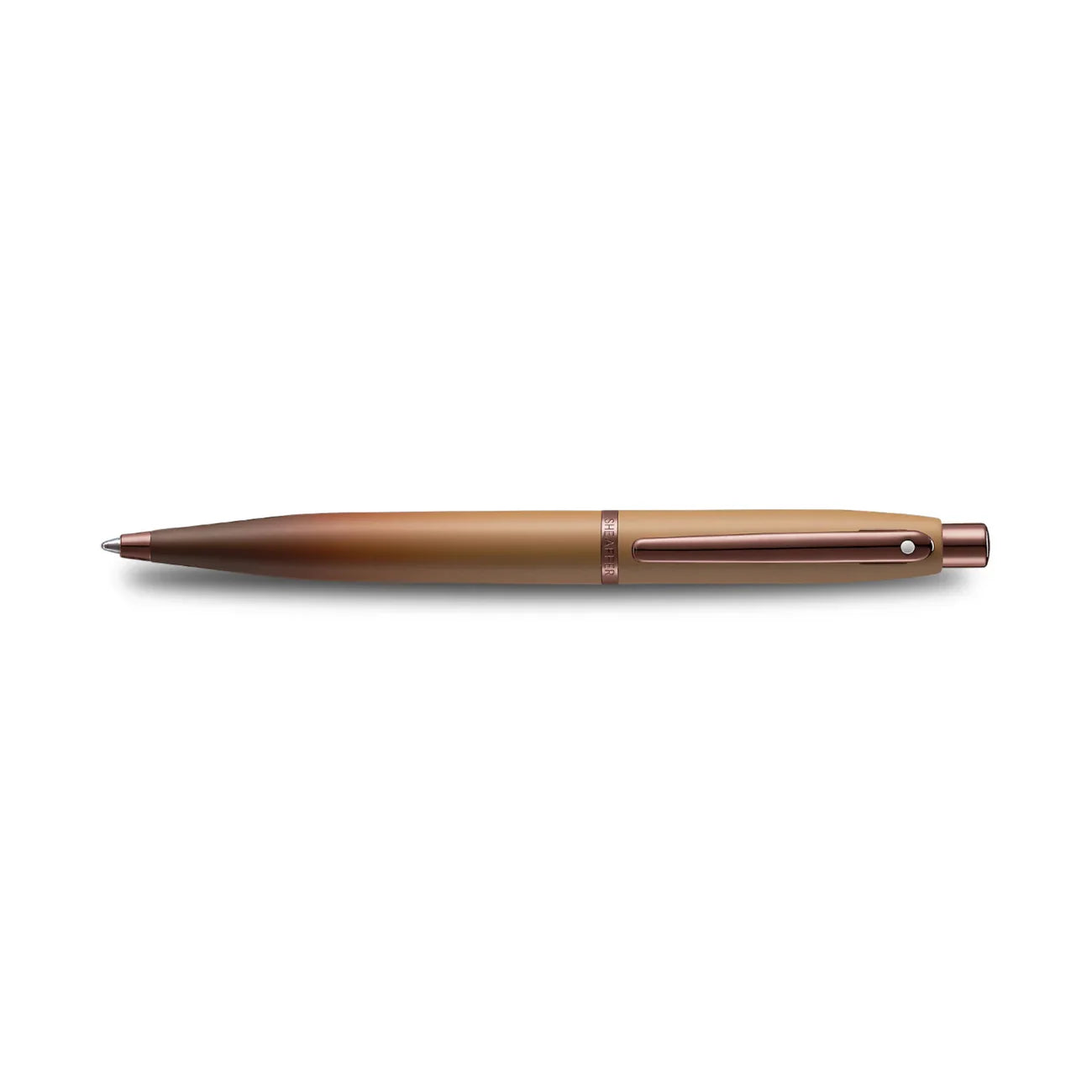 Sheaffer VFM Coffee Edition Ballpoint Pen with Leather Single Pen Pouch Gift Set