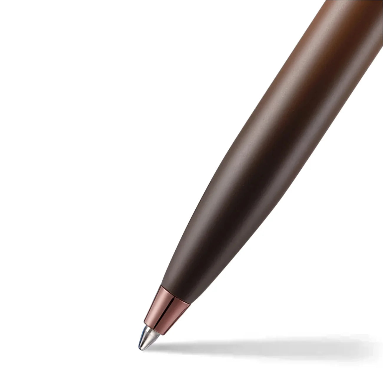 Sheaffer 100 Coffee Edition Ballpoint Pen with Leather Single Pen Pouch Gift Set