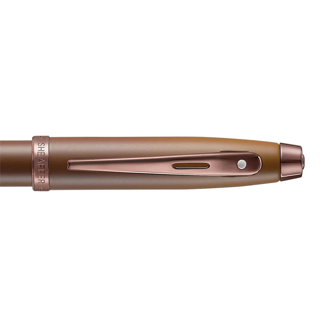 Sheaffer 100 Coffee Edition Ballpoint Pen with Leather Single Pen Pouch Gift Set