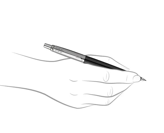 Parker Jotter Bond Street Black Ballpoint Pen With Chrome Trim