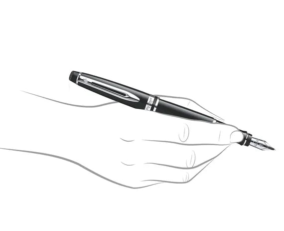 Waterman Expert Black Lacque Fountain Pen