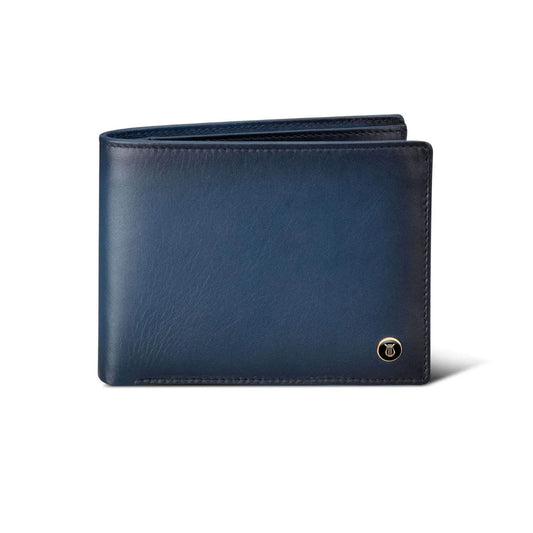 Lapis Bard Ducorium Bi-Fold Evening Wallet in Blue