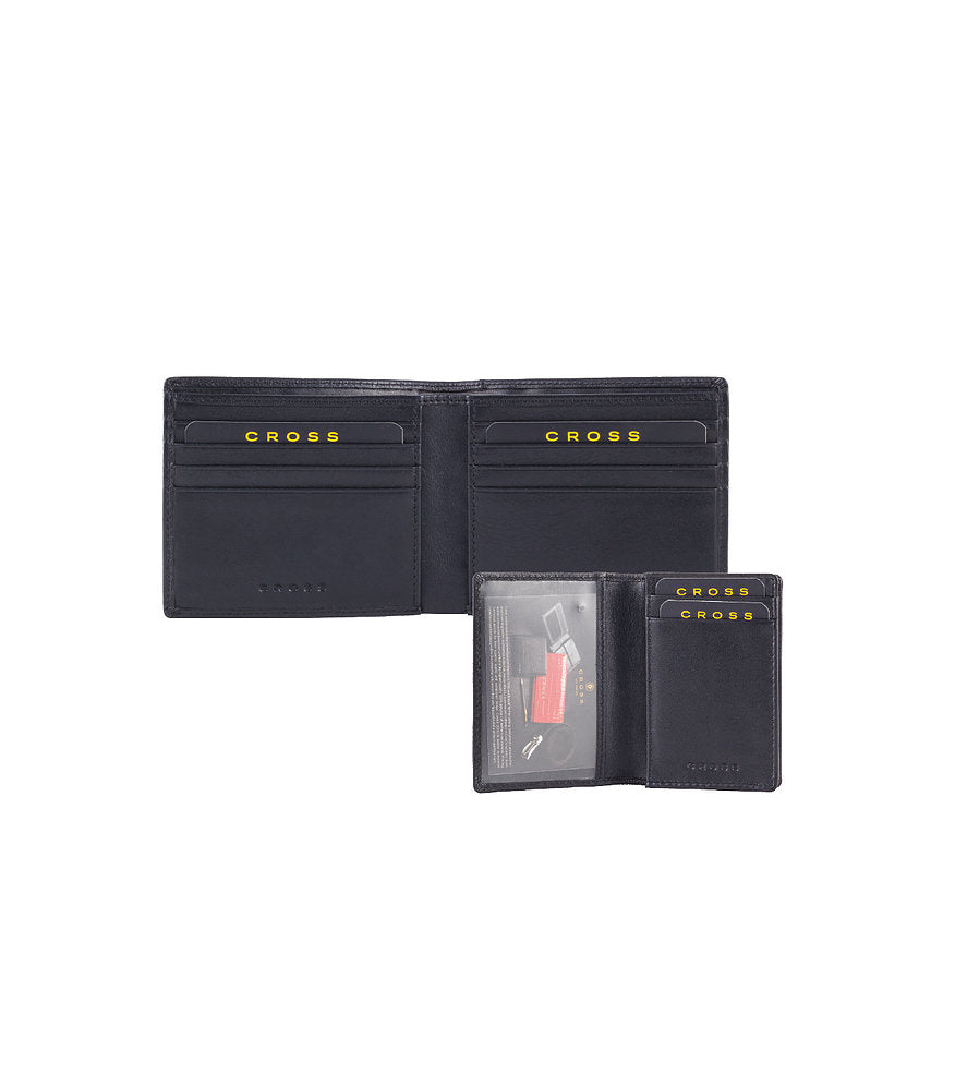 Cross Leather Wallet and Cardholder Set