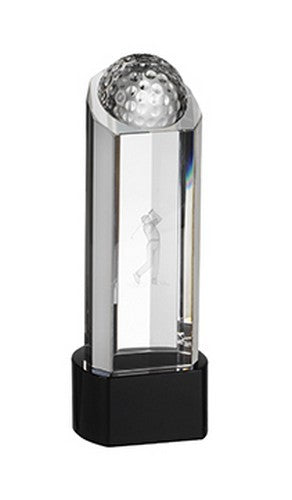 Swatkins Clear Crystal Golf Tower Award