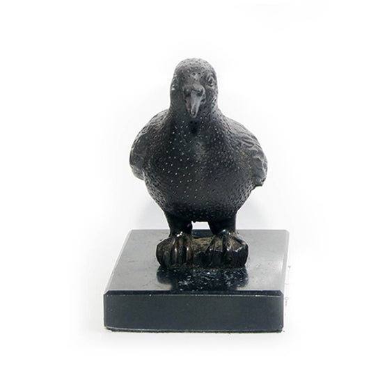Sculpted Metal Parrot Souvenir